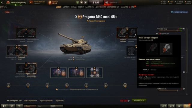 Progetto 65-Полевая Модернизация?+Оборудование на Progetto 65!