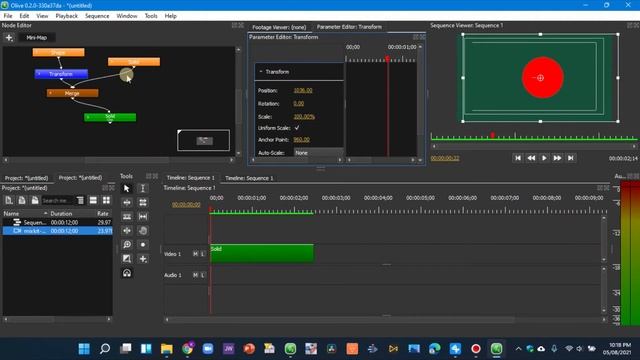 Day 05: How to use the SHAPE Node in Olive Video Editor 0.2 смотреть онлайн
