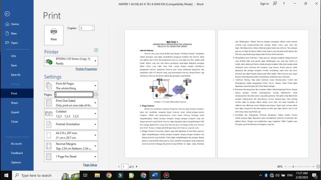 Cara Print Di Laptop Atau Komputer | Ngeprint Dokumen Di Laptop Untuk Pemula смотреть онлайн