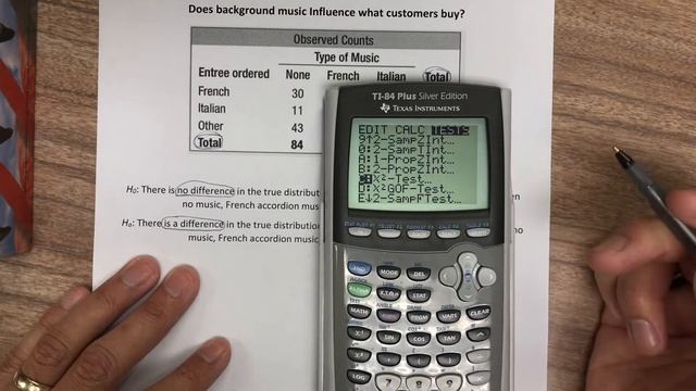 Chi-Square Test for Homogeneity on a TI-84 Graphing Calculator смотреть онлайн