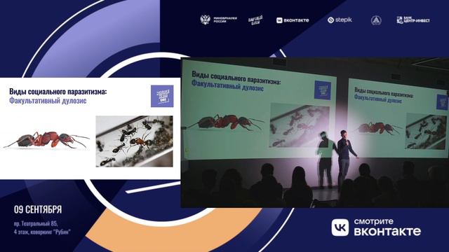 Science Slam ЮФУ 2023: Дмитрий Шевченко про социальный паразитизм у муравьев смотреть онлайн