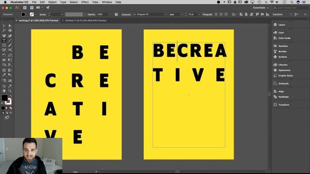 How to Justify Text | Illustrator Tutorial смотреть онлайн