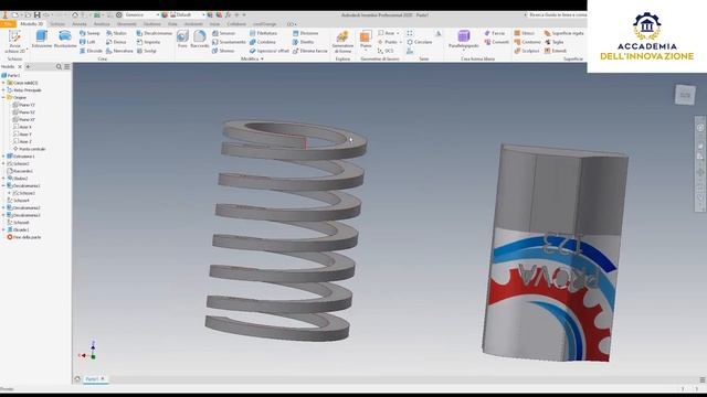 Inventor Professional (corso base) - Creiamo una molla in pochi click смотреть онлайн