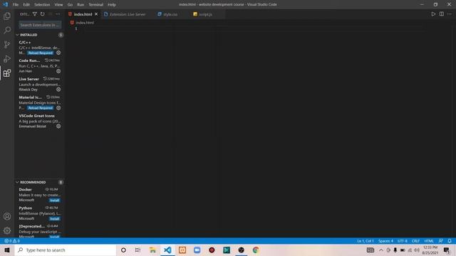 HTML Tutorial: Installing VS Code & Live Server | Web Development Tutorials #2 смотреть онлайн