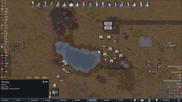 Lost Tribe: Late game base defence - Rimworld #28 смотреть онлайн