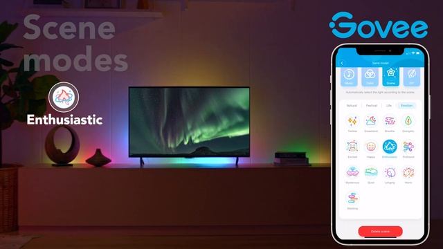 VIDEO   H618A   H618A3D1   Govee WiFi RGBIC Smart LED Pásek 5m