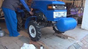 Замена масла в минитракторе - часть 1