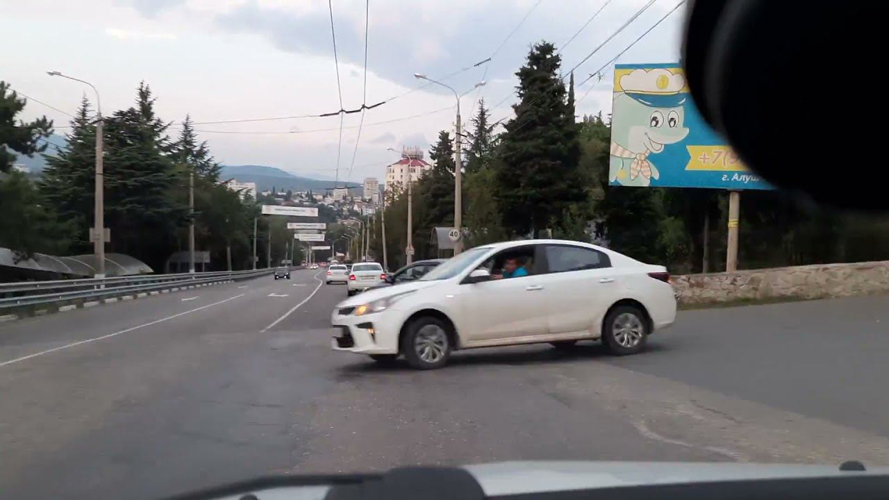 Трасса Партенит - Алушта, Крым 2021. смотреть онлайн