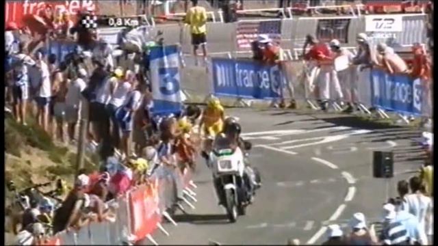 Tour de France 2007 - stage 16 - Michael Rasmussen drops Contador and is set to win GC смотреть онлайн