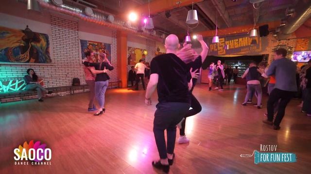 Dmitriy Samonov and Tatyana Rakhmetulova Salsa Dancing at Rostov For Fun Fest Monday 04.11.2019 (SC смотреть онлайн
