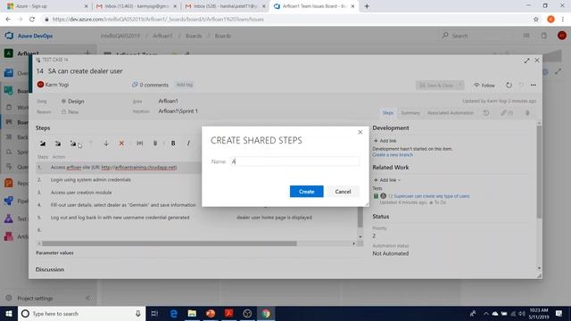 Azure DevOps - Create Test Cases, User Stories, Bugs/Defects etc. смотреть онлайн