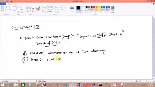Component of SQL part 1/2 sql tutorial part-3 смотреть онлайн