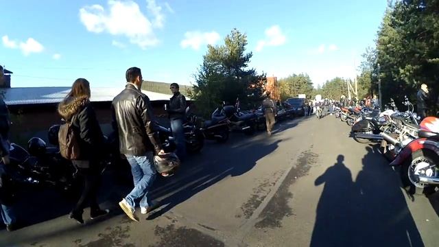Закрытие мото сезона в СПБ, во Всеволожске! (ночные волки) смотреть онлайн