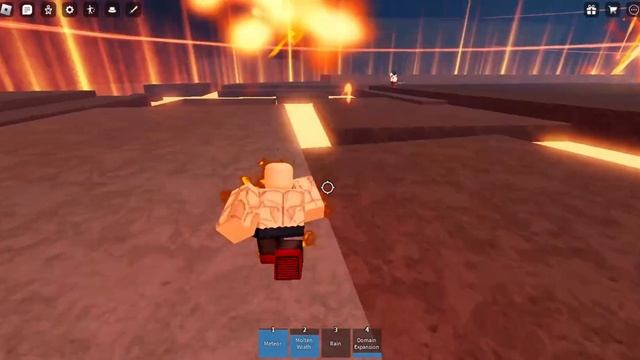 GOJO&JOGO SHOWCASE IN THIS JUJUTSU KAISEN BATTLE GROUND GAME CURSED ARENA (ROBLOX) смотреть онлайн
