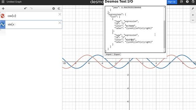 Desmos Text I/O: A chrome extension to import/export desmos graphs in json format смотреть онлайн