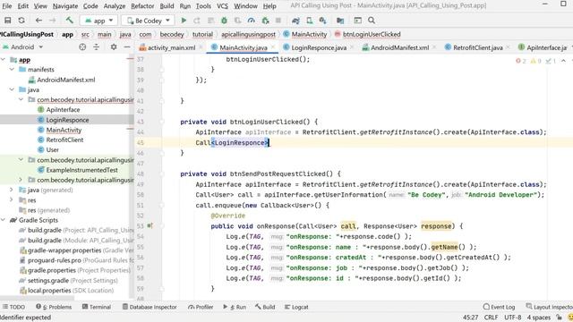 API calling using Retrofit (Login) | Simple login with Retrofit смотреть онлайн