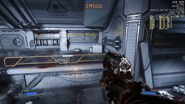 DOOM сглаживание (anti aliasing) смотреть онлайн