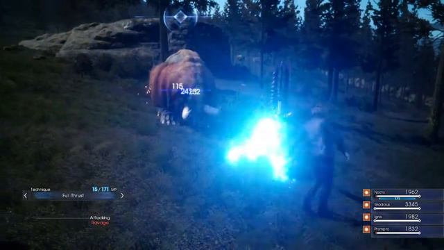 FINAL FANTASY XV EPISODE DUSCAE - Zweihander Charge смотреть онлайн