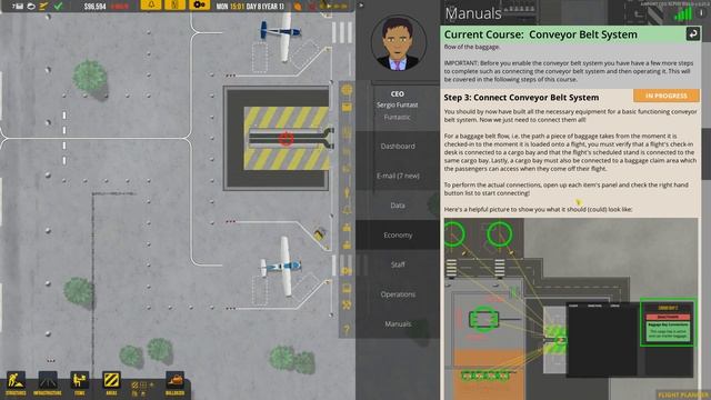 Airport CEO - Обзор возможностей. С чего начать строительство?