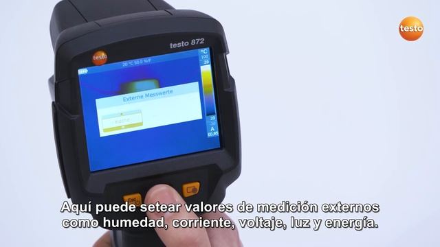 testo 865-872: Ingresando valores de medición externos (8/15) смотреть онлайн