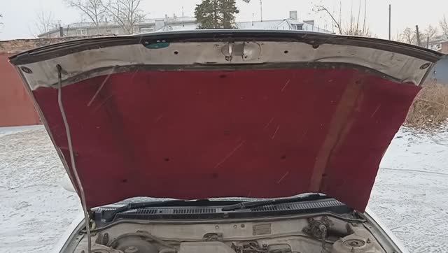 Утепление капота войлоком автомобиля своими руками. теплоизоляция двигателя. Подготовка авто к зиме. смотреть онлайн