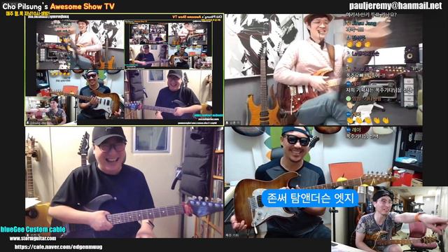 취미가 기타인 일반인들의 합동 기타연주! 그냥 연주 질러부러~~~!!! смотреть онлайн