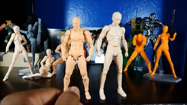 Comparing & Posing - figma archetype next: he & sh figuarts Body-kun смотреть онлайн