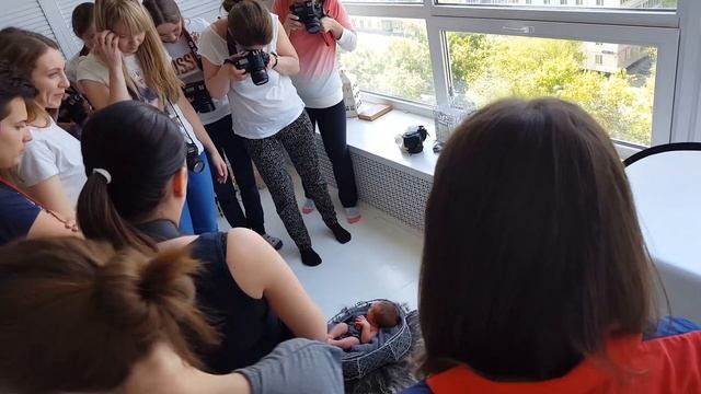 СемейкаOZ на Мастер Классе / Первая Фотосессия Новорожденного / The first newborn photo shoot смотреть онлайн