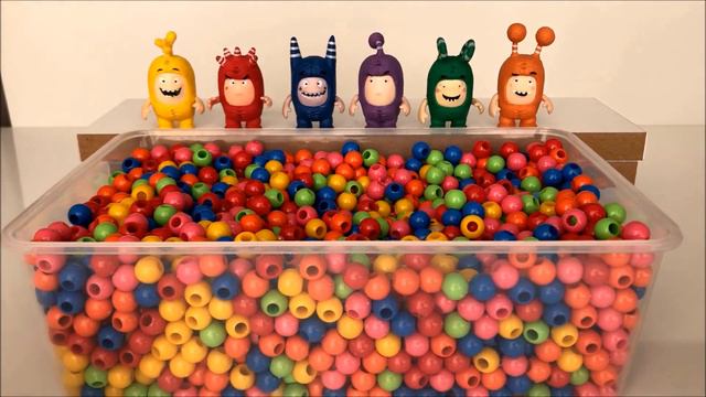 Телепузы Изучение английского и английского цветов и игрушек Oddbods