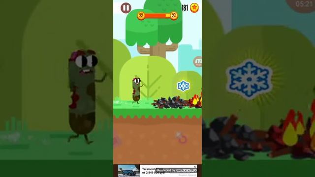 Беги и не оборачивайся!!! Сосисочные бега в игре run sausage run #1 смотреть онлайн