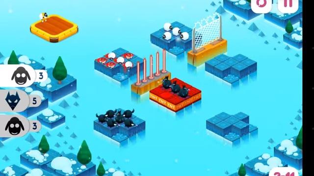 Divide by Sheep - 3 Stars Walkthrough - Ice World 2-11 смотреть онлайн