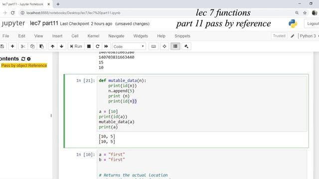Python Pass By Reference | Pass By Object Reference смотреть онлайн