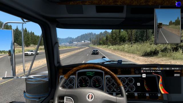 ATS N4 Из Денвера в Колорадо Спрингс, Шасси карьерного самосвала, Кенворт, перегруз негабарит сопро смотреть онлайн
