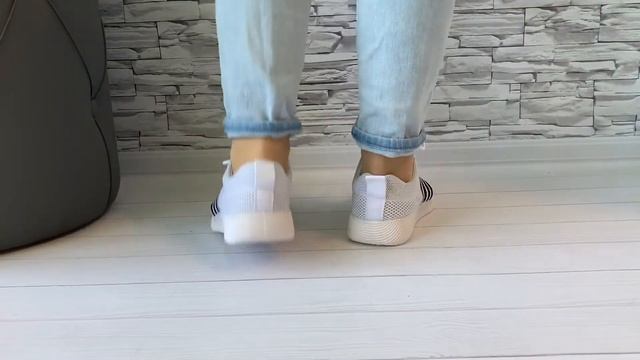 Кроссовки женские белые текстиль демисезонные смотреть онлайн