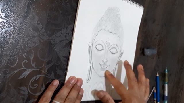 Lord Siddhartha Gautam Buddha || Light of Asia || Sketch || Pencil Drawing || The ArtBeatz смотреть онлайн