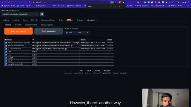 Text to Video Stable Diffusion Web UI - Mac OS M1 (using Deforum and ControlNet) смотреть онлайн