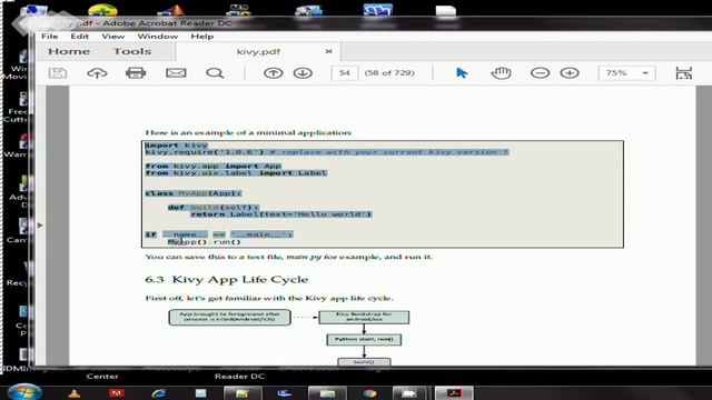 Kivy download and installation with a Hello World Kivy program in windows смотреть онлайн