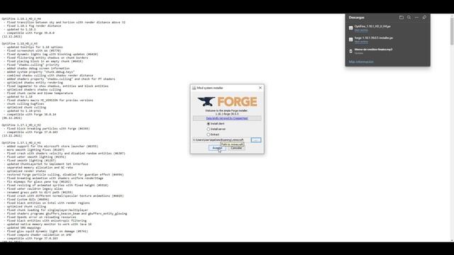 Cómo instalar FORGE y OPTIFINE para Minecraft 1.18.1 смотреть онлайн