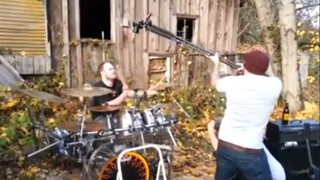 Drummer Pukes On Drums During Video Shoot - Kill On Sight "Damage" смотреть онлайн