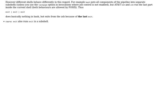 Unix & Linux: Why does ( exit 1 ) not exit the script? (4 Solutions!!) смотреть онлайн