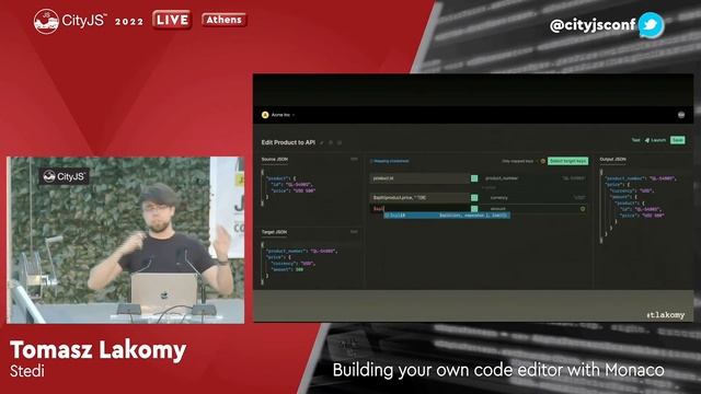 Building your own code editor with Monaco = Tomasz Łakomy смотреть онлайн