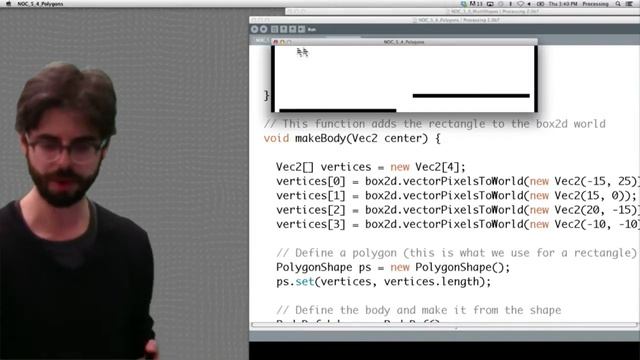 5.7: Complex Shapes in Box2D - The Nature of Code смотреть онлайн