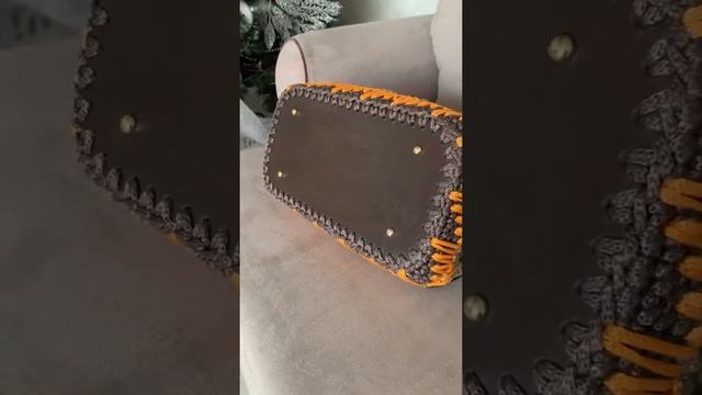 Мастер-класс "Цветная сумка". Вязание крючком. Промо. смотреть онлайн