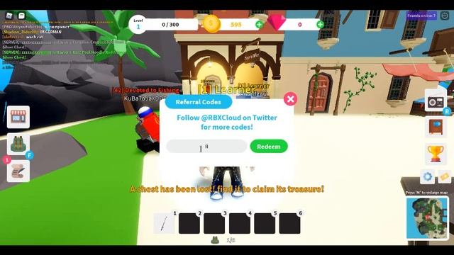 ВСЕ СЕКРЕТНЫЕ КОДЫ НА ПРОКАЧКУ В Fishing Simulator! смотреть онлайн