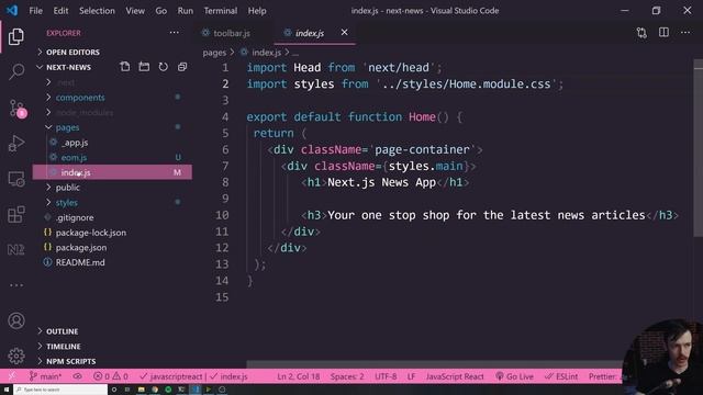 Beginner Next.js Tutorial - Coding A News App With Next.js смотреть онлайн