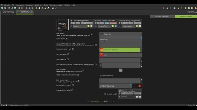 MCreator #18 | Как добавить ОГНЕСТРЕЛЬНОЕ ОРУЖИЕ в mcreator | своя пушка в майнкрафт 1.16 мод forge смотреть онлайн