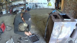 СУПЕР ДВЕРИ для БУРЖУЙКИ! Переделка отопления гаража!