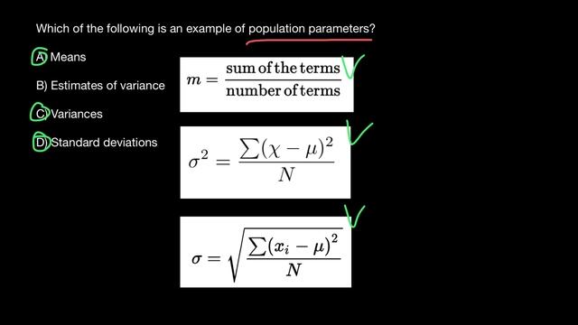Population Parameters explained смотреть онлайн