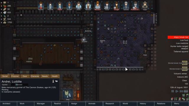 Phased Plays RimWorld Alpha 17 (modded) S2 Ep14, Workshop Incident смотреть онлайн