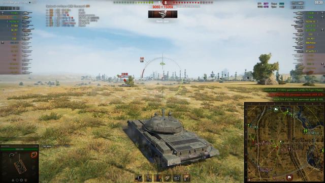 Лучший бой на Т-62а. 12000 урона!!! World Of Tanks смотреть онлайн